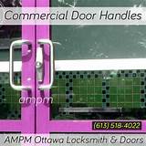 Commercial Door Handle Repair Photos
