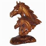 Wood Carvings Of Horses Images