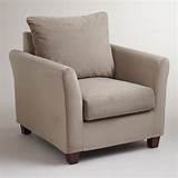 World Market Luxe Chair Slipcover Images