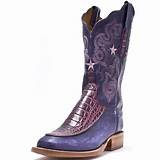 Lucchese Purple Boots Pictures