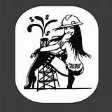 Pictures of Oilfield Hard Hat Stickers