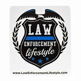Law Enforcement Flag Sticker Pictures