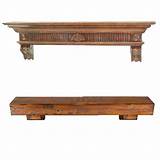 Pictures of Wood Fireplace Mantel Shelf
