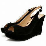 Photos of Wedges Black Shoes