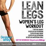 Pictures of Body Workout Legs
