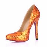 Images of Orange High Heels