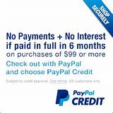 12 Months No Interest Paypal Credit Images