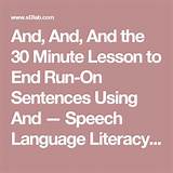 Run On Sentence Lesson Plan High School Pictures