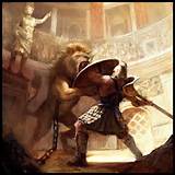 Roman Gladiator Styles Fighting Photos