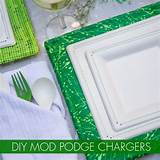 Diy Charger Plates Images