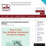Pictures of How To Get A Virginia Class C Contractors License