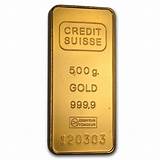 Gold Credit Suisse Bars