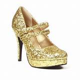 Pictures of Cheap Gold Platform Shoes