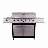 Deluxe 3 Burner Combination Bbq Propane Gas Grill Images