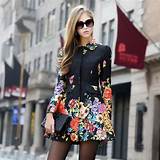 Winter Floral Fashion Images