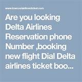 Delta Airlines Flight Reservations Phone Number Images