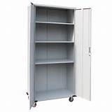 Metal Storage Cabinet With Shelves Images