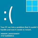 Photos of Windows Stop Code Memory Management