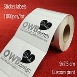 Custom Packaging Labels Pictures