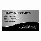Handyman Business Card Images