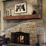 Reclaimed Wood Fireplace Mantel Shelf Photos