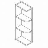 Images of Wall Open End Shelf Cabinets