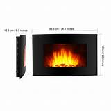 In Wall Electric Fireplace Heater Pictures