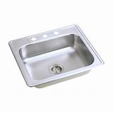 Images of Single Basin Stainless Steel Topmount Kitchen Sink