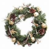 Artificial Christmas Wreaths Decorated Pictures