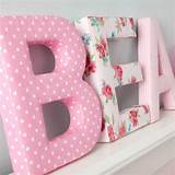 Images of Fabric Letter Stickers