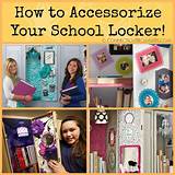 Pictures of How To Decorate A Locker For High School