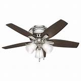 Pictures of Hunter Flush Mount Ceiling Fan With Remote Control