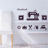 Sewing Wall Stickers Pictures