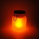 Pictures of Solar Lights Made From Mason Jars