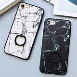 Photos of White Marble Case On Black Iphone