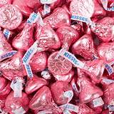Bulk Hershey Kisses Pink Foil Pictures