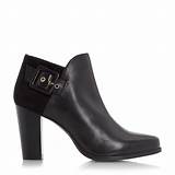 Pictures of Black Ankle Boots With Block Heel