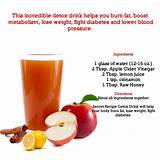 Weight Loss Drink With Grapefruit Juice And Apple Cider Vinegar
