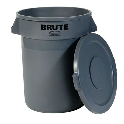 Images of Commercial Trash Can With Lid
