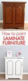 Can You Paint Laminate Wood Furniture