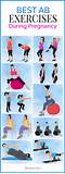 Pictures of Workout Exercises During Pregnancy