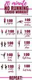 Photos of Cardio Workout Exercises At Home