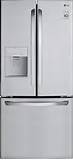 Photos of Lg 22 Cu Ft French Door Stainless Steel Refrigerator