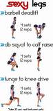 Leg Weight Training Exercises