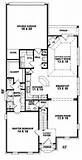 Home Floor Plans For Narrow Lots