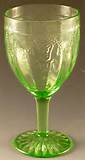 Pictures of Green Depression Glass