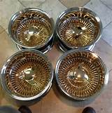 Photos of Gold Wire Wheels