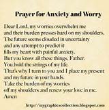Images of Anxiety Prayer