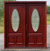 Wood And Glass Double Entry Doors Images