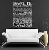 Sticker Wall Decals Quotes